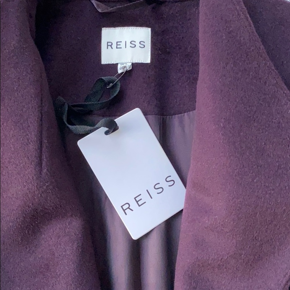 Reiss 100% wool berry jacket - Picture 3 of 5